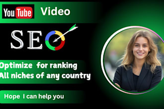 your youtube video SEO optimization for top ranking