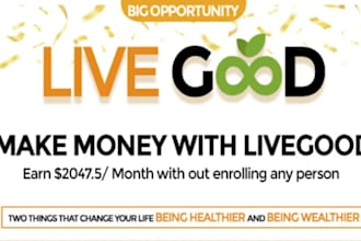 do exclusive livegood promotion live good tour MLM promotion for new sign up