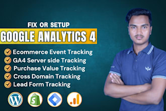 setup google analytics 4, ga4 ecommerce tracking, ga4 server side tracking GTM