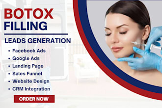 generate botox leads botox filler leads for US medical spas using facebook ads