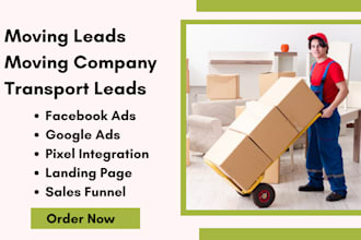 generate moving company leads moving leads  transport leads gohighlevel website