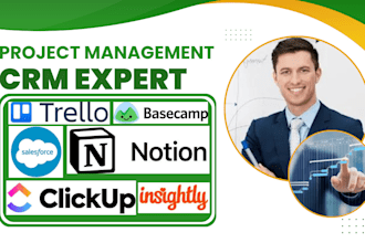 setup basecamp trello asana salesforce monday clickup notion project management