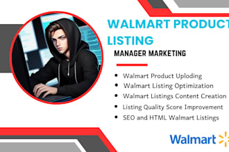upload single and bulk listing SEO optimization  wfs,PPC walmart VA