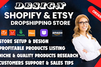 design, redesign shopify store, shopify dropshipping shop, shopify website