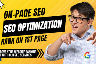 do onpage SEO optimization to boost your google rankings