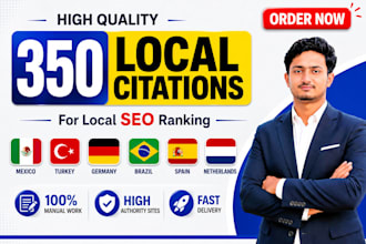 do 350 local citations for mexico turkey germany brazil spain and netherlands