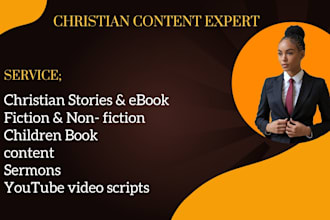 christian story, articles, content, sermons, and children book