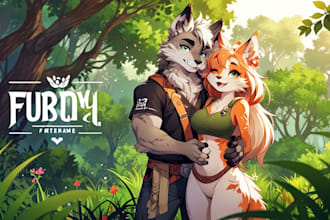 draw furry art, fursona, original furry character and anthro art for you