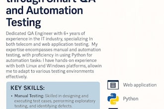 do manual and automation testing using python for web application, mobile apps
