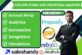 setup proposeful proposal saleshandy uku dealhub reb360 quotewerks memeni