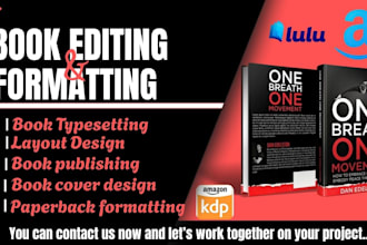 do medical health ebook formatting, lines editing, profreading, typesettings