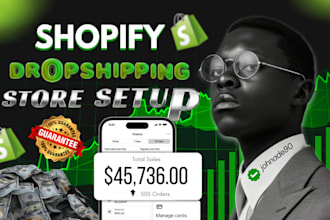 build, design, create shopify store, shopify website, shopify dropshipping store
