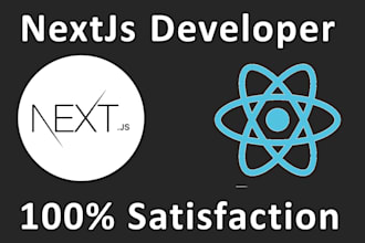 be your nextjs developer or frontend developer, bug fixes