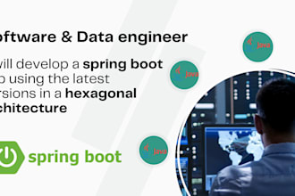 do a spring boot app using the latest v in a hexagonal arch