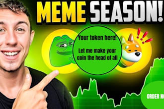 solana meme coin marketing, crypto coin project promotion
