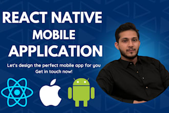 develop react native mobile app on ios and android using react native app