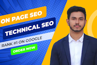 do on page SEO and technical optimization for your website
