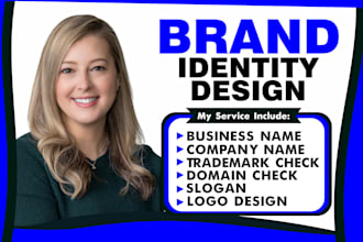 craft unique names for your brand, business with logo and website design
