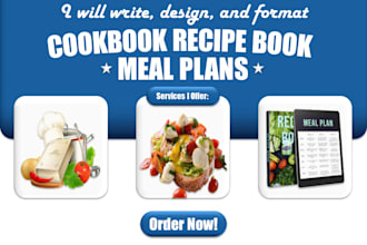 write cookbook recipe cookbook design cookbook formatting recipe blog ebook