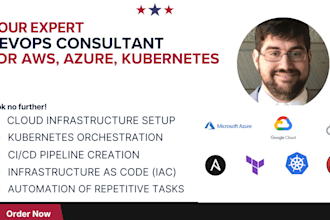 be your expert devops consultant for AWS azure kubernetes automation