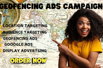 lunch converting geofencing ads campaign, location targeting, geotargeting