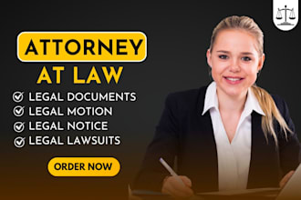 write court motions, lawsuit, complaint, petitions, appeal, summon, case briefs