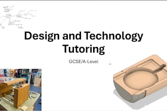tutor design technology gcse and a level students for their nea and exam