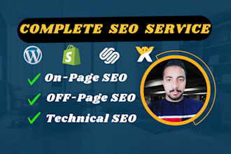 do advance complete SEO service optimization for all cms shopify wp wix