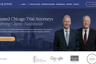 create a professional notary, lawyer, legal, attorney or law firm website