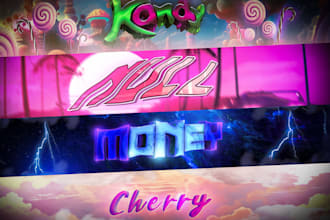 design an elite channel banner for you