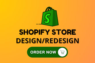 design, redesign shopify store, shopify dropshipping store, shopify website