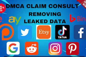 send dmca takedown notices to remove copyright,illegal, leaked, defaming content