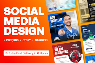 design social media post, story for job hiring, handyman, cleaning, roofing