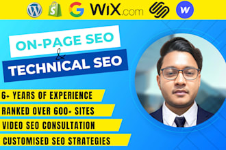 do complete onpage and technical SEO of your webflow website