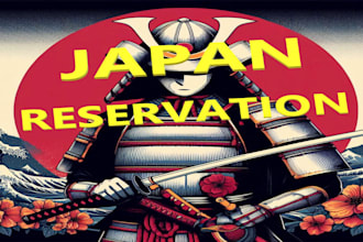 make reservations in japan