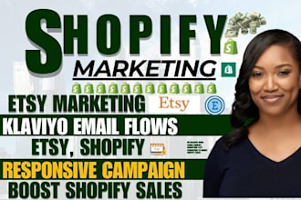 do klaviyo email flows shopify marketing etsy promotion to boost shopify sales