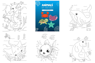 create a unique digital printable coloring book for resale