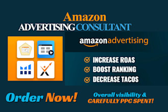 be your amazon ppc campaign consultant, amazon fba ads VA