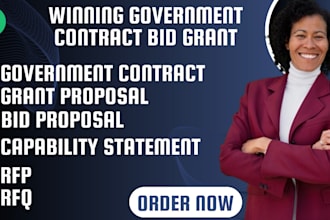 rfp rfq bid proposal government contract proposal capability statement samgov