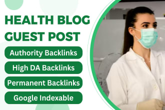health blog guest post with authority backlinks