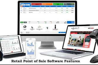 build kiosk crm supermarket pos software business website inventory management