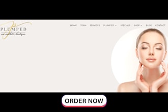 shopify skincare store, business website, beauty website, tax website