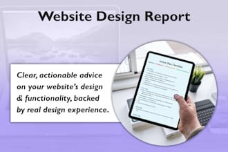 expertly review your website design, function, and usability