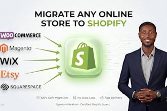 migrate wordpress to shopify wix to shopify woocommerce to shopify migration