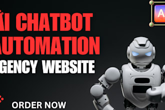 develop ai chatbot automation agency website digital smma marketing agency webs