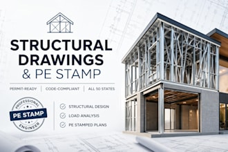 structural engineer permit drawing missouri texas california florida pe stamp