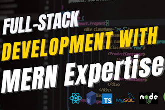 be your expert mern stack developer for full stack web solutions