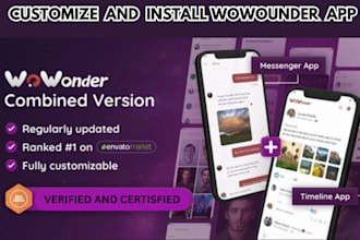 customize and install wowonder app andriod ios development website fix playtube