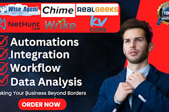 setup kvcore chime realgeeks folloup boss nethunt crm wiseagent propertybase crm