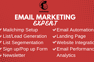 do mailchimp email marketing email campaign automation email template design